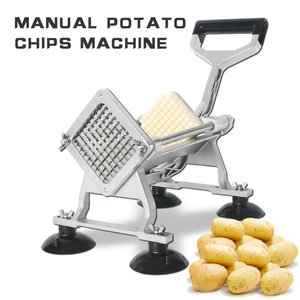horizontal manual potato cutter vegetable strips hand push slicer chips maker with three blades kitchen gadget potato processor free global shipping