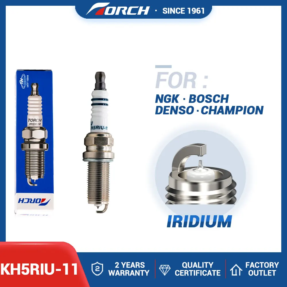 

Car Candles Iridium Spark Plug TORCH KH5RIU-11 for Automobiles TOYOTA for MITSUBISHI for KIA for Nissan for PEUGEOT Engines