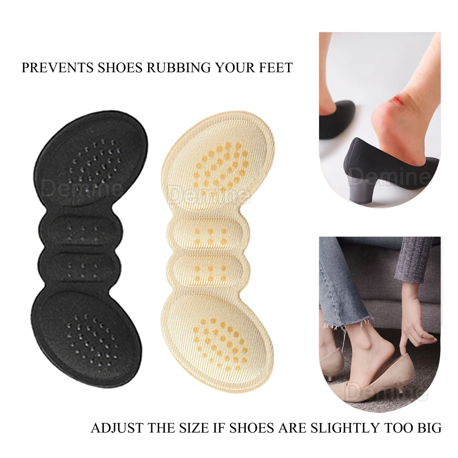 Demine/женские стельки для обуви Защита на высоком каблуке Клейкая наклейка пятку