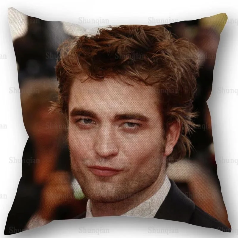 Новый пользовательский Роберт Паттинсон наволочка из хлопка и льна ткань