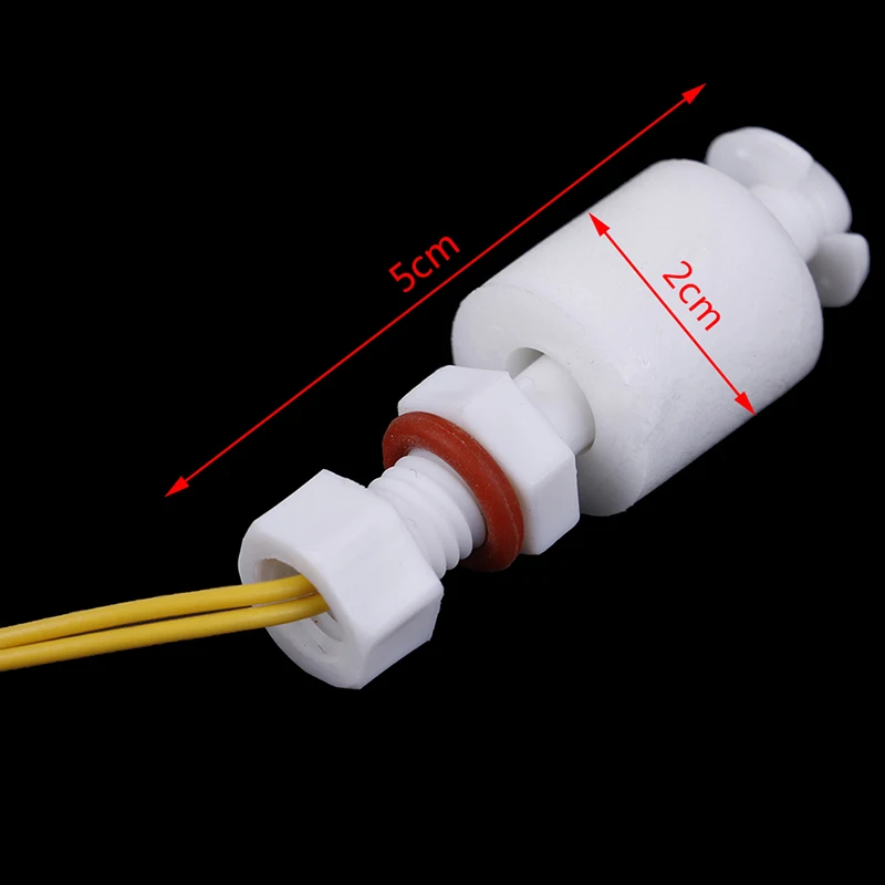 

New PP Floating Ball Switch Liquid Water Level Sensor Horizontal Float Switch Down