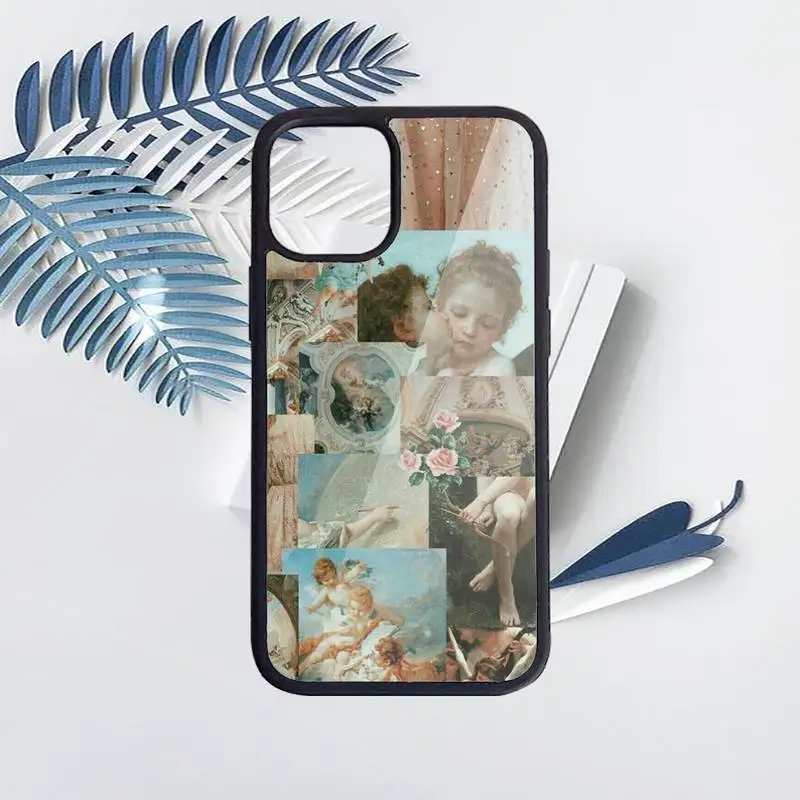 

Renaissance angels Novelty Phone Case for iPhone 11 12 pro XS MAX 8 7 6 6S Plus X 5S SE 2020 XR Hard PC