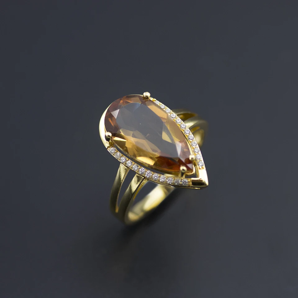 Bolai, меняющий цвет, zultanite, ювелирный набор, серебро 925 пробы, создан diaspore, висячие серьги, кольцо, желтое золото, драгоценный камень для женщин