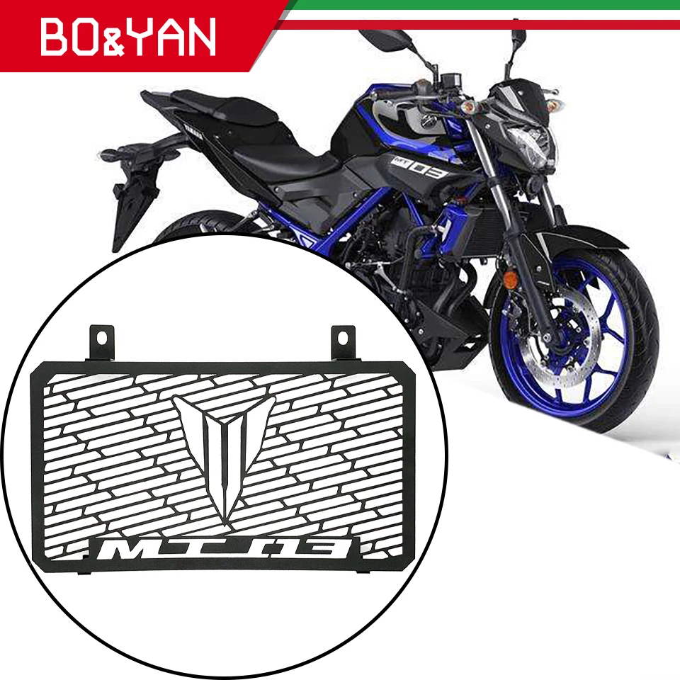 Защита радиатора мотоцикла для YAMAHA MT 03 MT03 2015 2016 2017|Накладки и декоративные