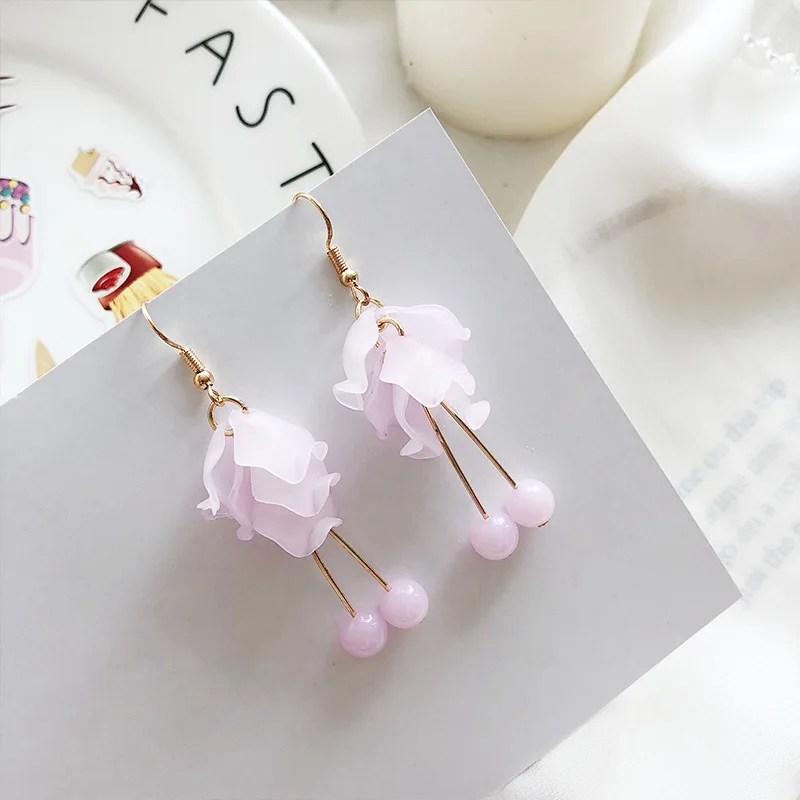 Новейшие дизайнерские женские металлические корейские серьги-гвоздики из