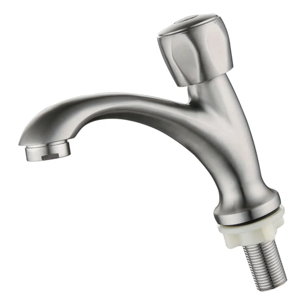 

1PC Stainless Steel Desktop Type Wash Basin Single Cold