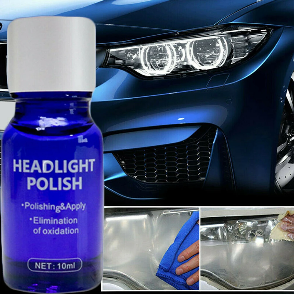 

9H Car Hardness Headlight Lens Restorer Repair Liquid Polish Auto Cleaner Set Safe and Environmentally Friendly Brand New High Q