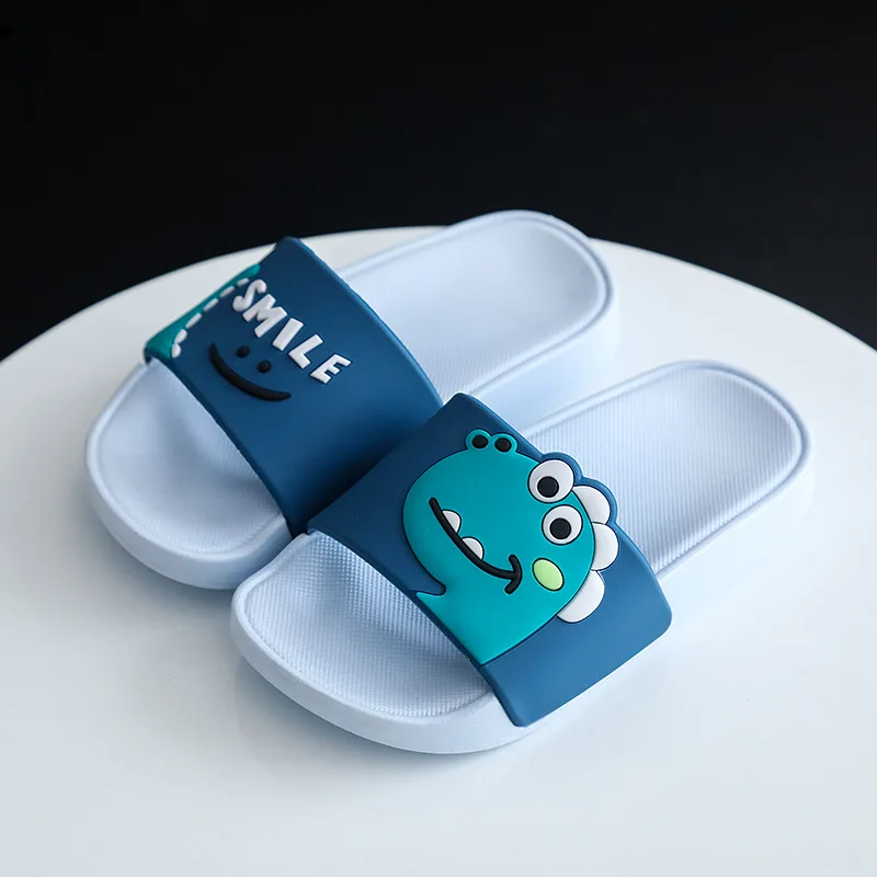 Children's Slippers Cute Cartoon Dinosaurs Boys and Girls Non-slip Slippers for Children with Soft Soles Wear Resistance