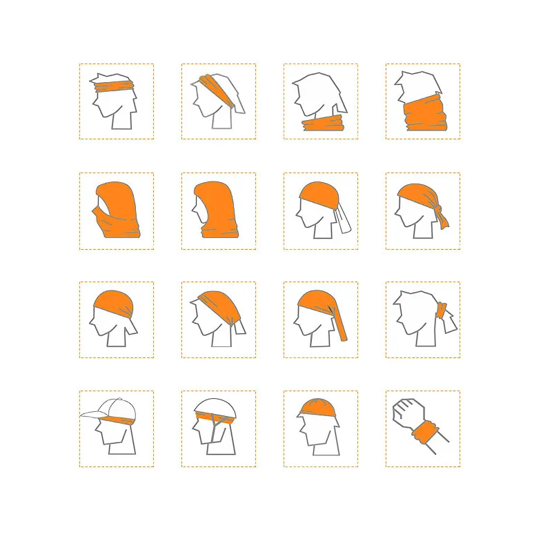 Слюнявчик тюрбан MENFLY с рисунком черепа головной убор уличный квадратный шарф для