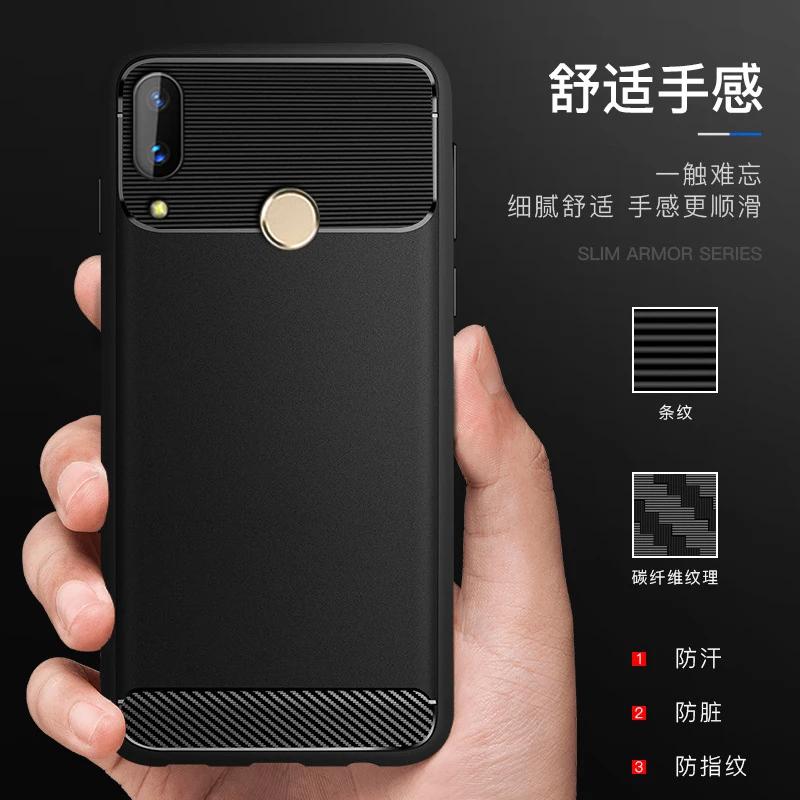 Чехол чехол для Huawei Y7 Pro prime 2019 Y 7 Мягкий Роскошный силиконовый простой матовый