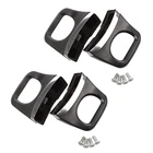 2x пара бакелитовых металлических черных нажимных сковородок, крепежные принадлежности, короткая Боковая ручка