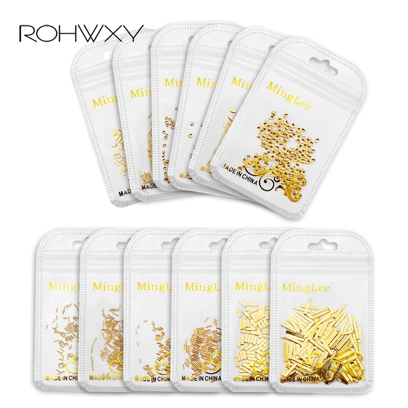 ROHWXY 1 упаковка DIY строительный Набор для искусства стразы из сплава все 3D