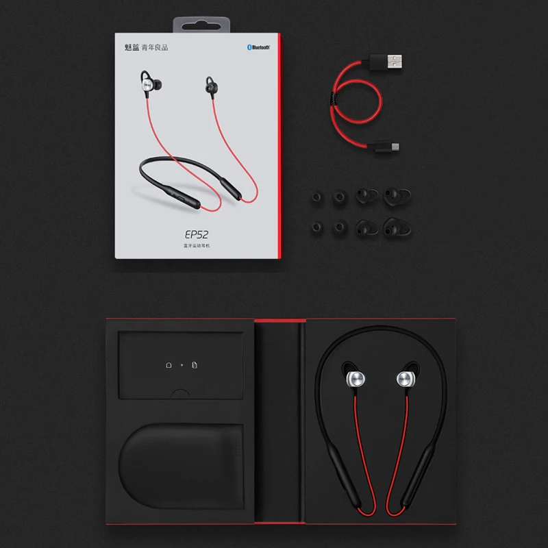 Оригинал Meizu EP52 Bluetooth наушники Спортивная гарнитура беспроводные стерео в уши APT X