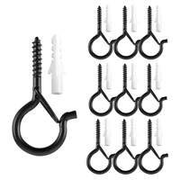 10pcs q hanger heavy duty screw hooks multiple uses for string light flower pot garden yard patio kitchen ornament tools
