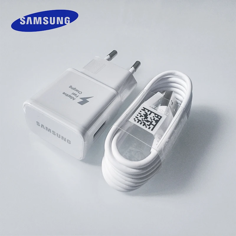 USB адаптер для быстрой зарядки SAMSUNG кабель типа C Samsung Galaxy S10 S8 S9 Plus Note 10 plus + A90 A80 A70 A60