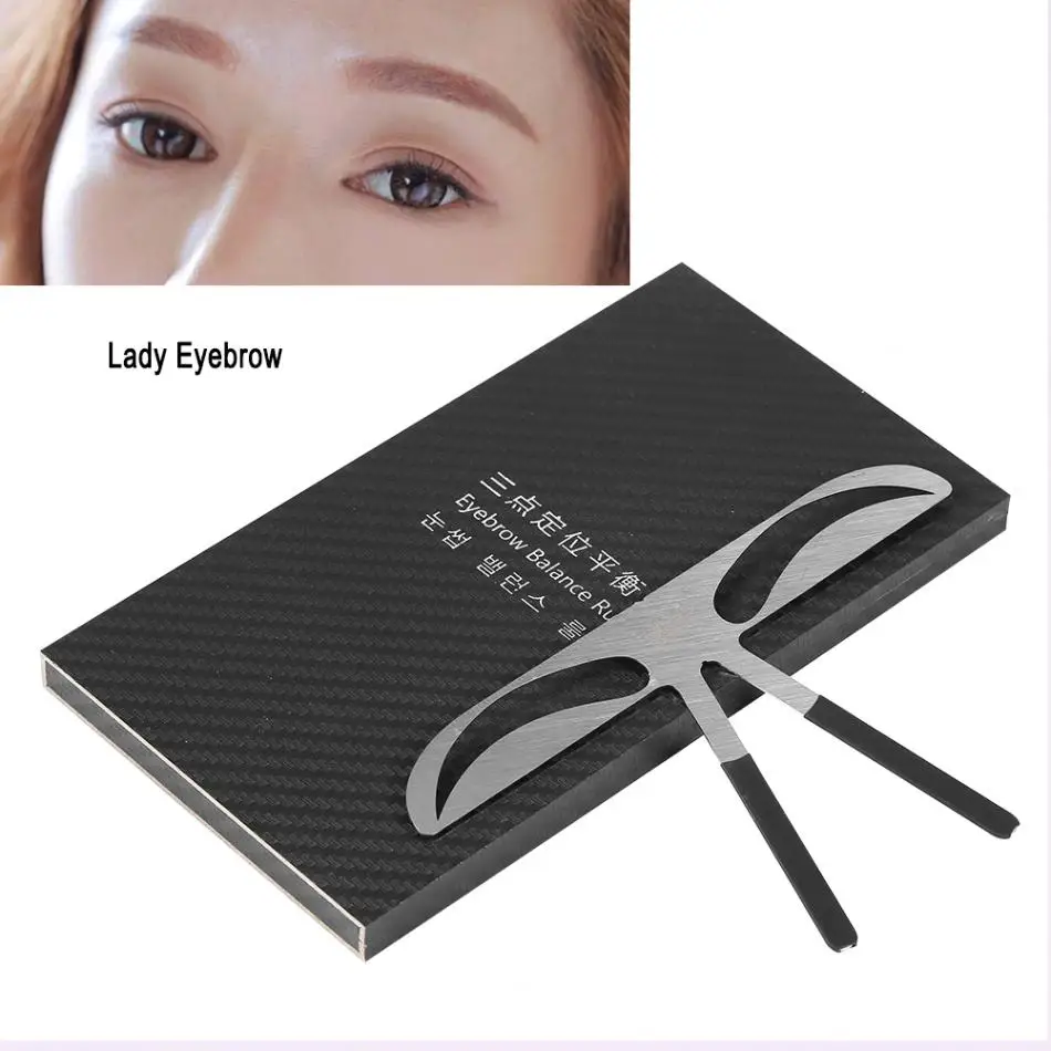 7 типов трафаретов для бровей трафареты ухода за бровями шейпинг DIY шаблоны