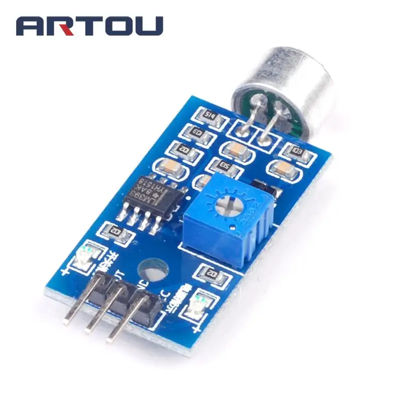 5pcs 3pin Voice Sound Detection Sensor Module Intelligent Smart Robot Helicopter Airplane Boart Car for arduino Diy Kit | Электронные