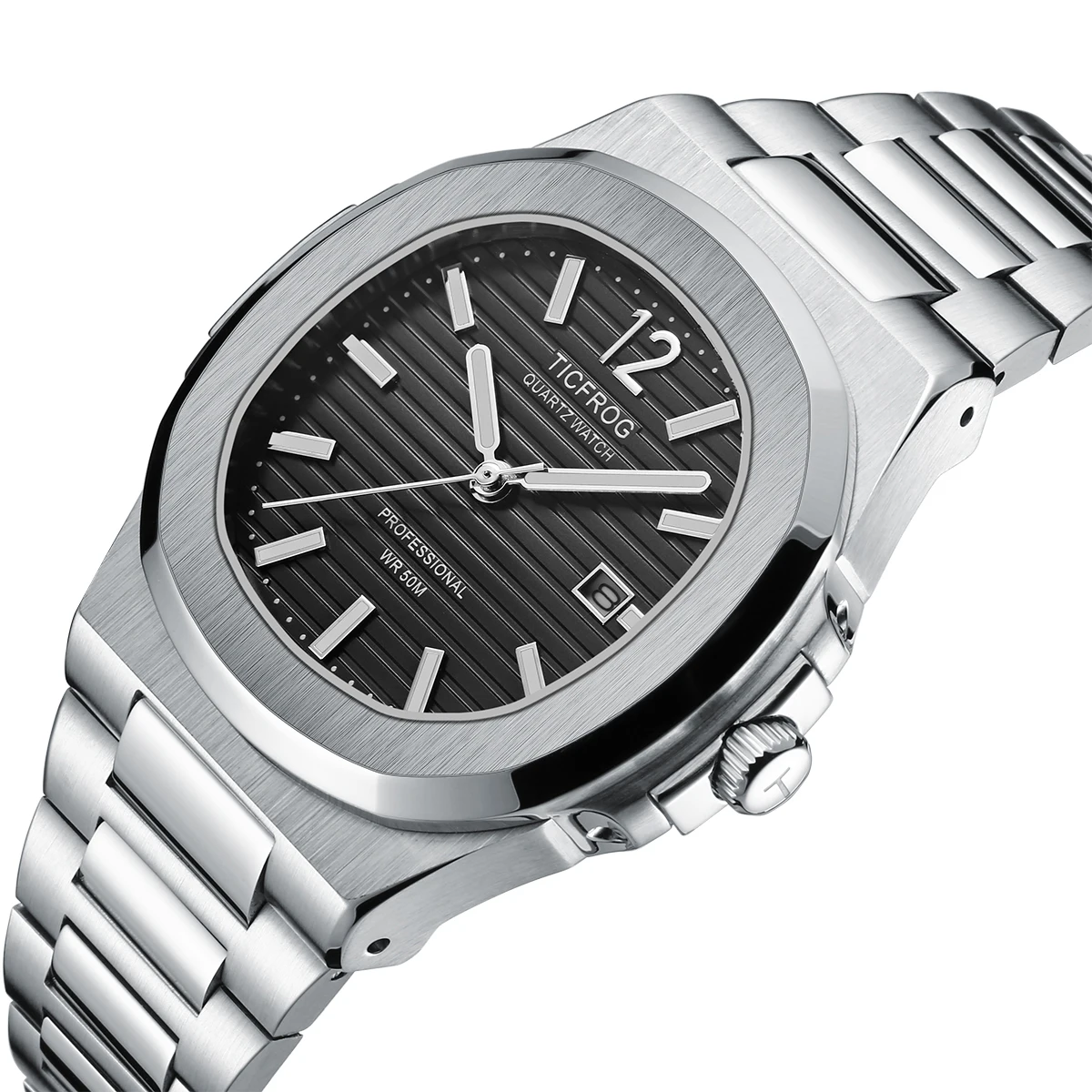 

2022 Luxury Men Watch Sports Quartz Wristwatches Sapphire Stainless Steel 50M Waterproof Chronograph Watch for Men Reloj Hombre