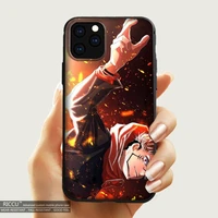 anime jujutsu kaisen itadori yuji phone case for iphone 11 12 pro mini pro xs max 8 7 6 6s plus x 2020 xr iphone covers