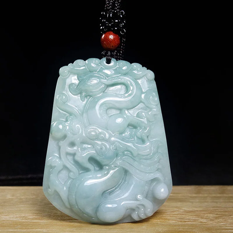 Прямая поставка кулон из Бирмы и нефрита ручная резка амулет на удачу ожерелье с