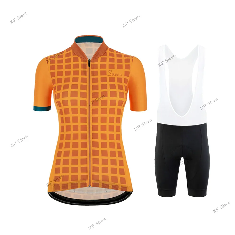 Летний женский комплект для велоспорта Jersey2020 дышащий с защитой от