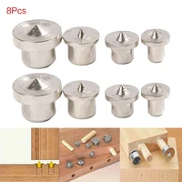 8pcs dowel pin center woodworking alignment tool points marker drill center 681012 mm dowel drill center points pin set