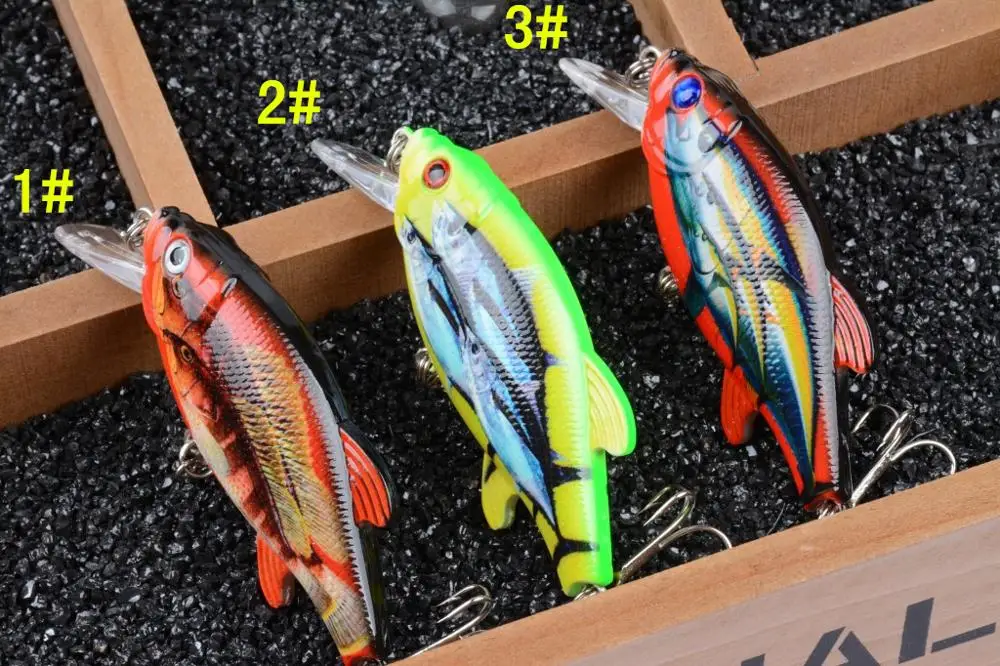 1 шт. Классическая блесна рыболовная приманка жесткая искусственная Bionic 3D глаза 10