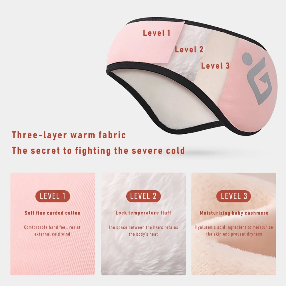 

Male And Female Headphone Accessories Thick Fur Winter Warm Earmuffs Plush Windproof And Cold Earmuffs