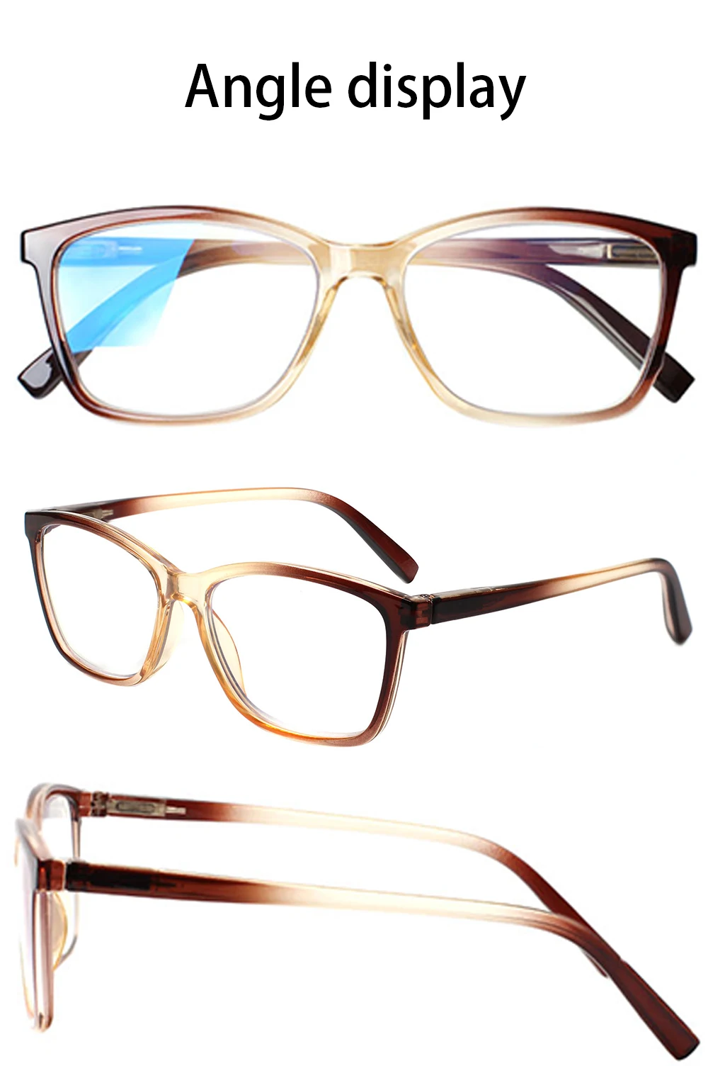 Очки для чтения Boncamor с блокировкой синего света и пружинными петлями