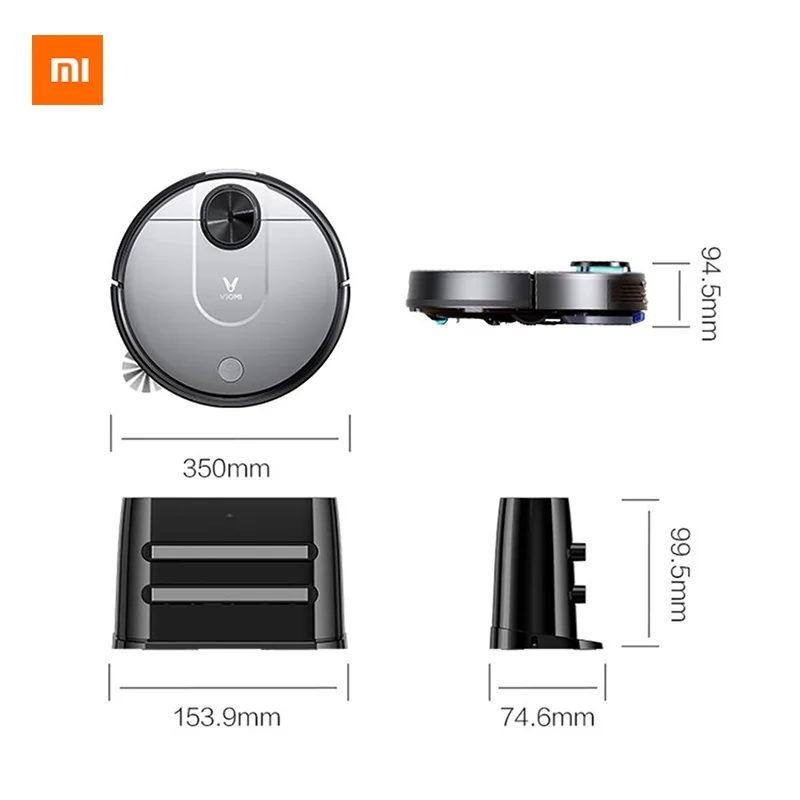 Робот пылесос Xiaomi VIOMI Mijia робот вытирание авто дома умная очистка уборка