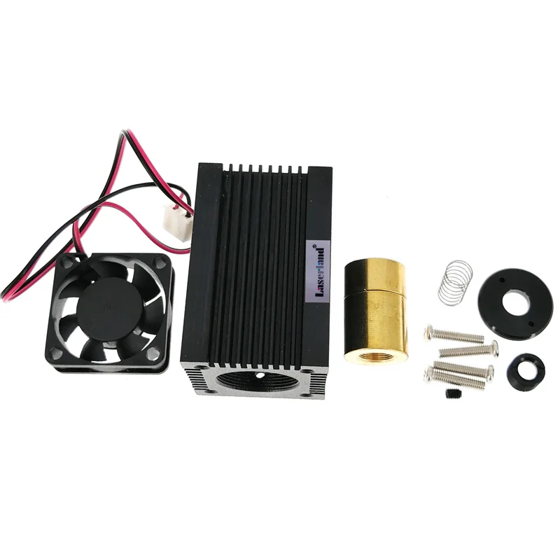 Корпус/Чехол/радиатор 9 0 мм TO5 синий зеленый лазер диод LD модуль вентилятор +