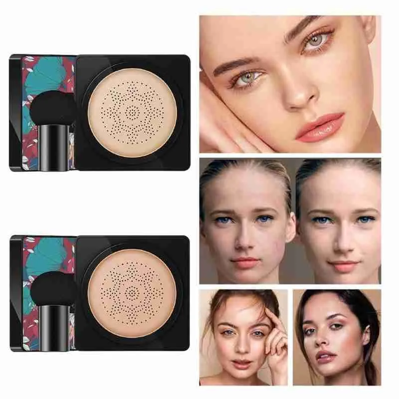

Mushroom Head Air Cushion Moisturizing Liquid Foundation Base Makeup & BB Whitening Cream CC Face Cosmetic Concealer Cream S2S1