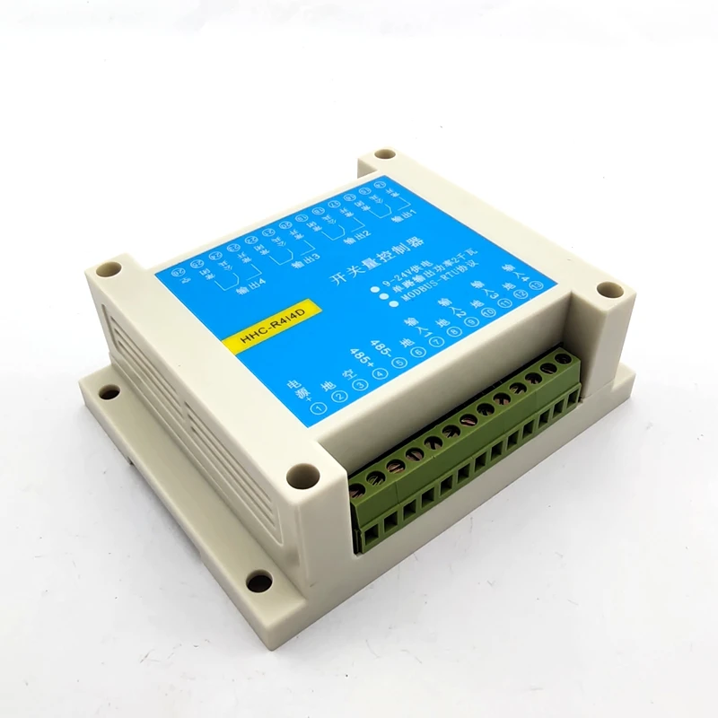 MODBUS RTU протокол 4 в 4 из релейный модуль управления RS485 переключатель вход и выход PLC модуль