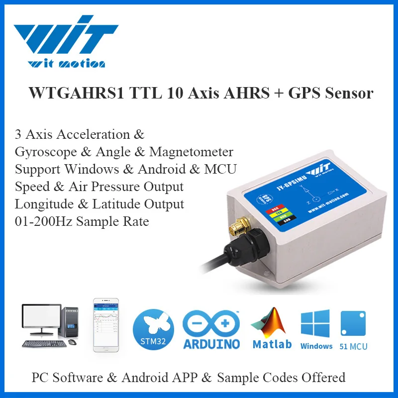 10- GPS- WitMotion WTGAHRS1,  ,  +  +  +  + 