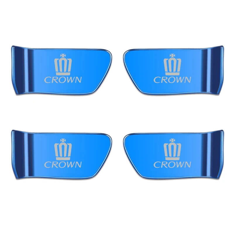 4pcs stainless steel car interior door handle ornament sticker for Toyota Crown Accessories Car Styling | Автомобили и мотоциклы