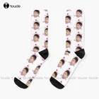 Парка Bogum-Bogummy-запись молодежных носков женские носки индивидуальный заказ Унисекс Взрослые подростковые Молодежные носки 360  цифровой принт