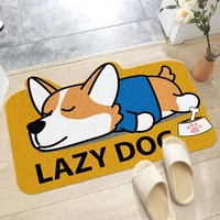 Bath mat Entrance door mat Carpet in the bedroom Non-slip PVC Leather Easy to take care of Healthy Environmental friendly