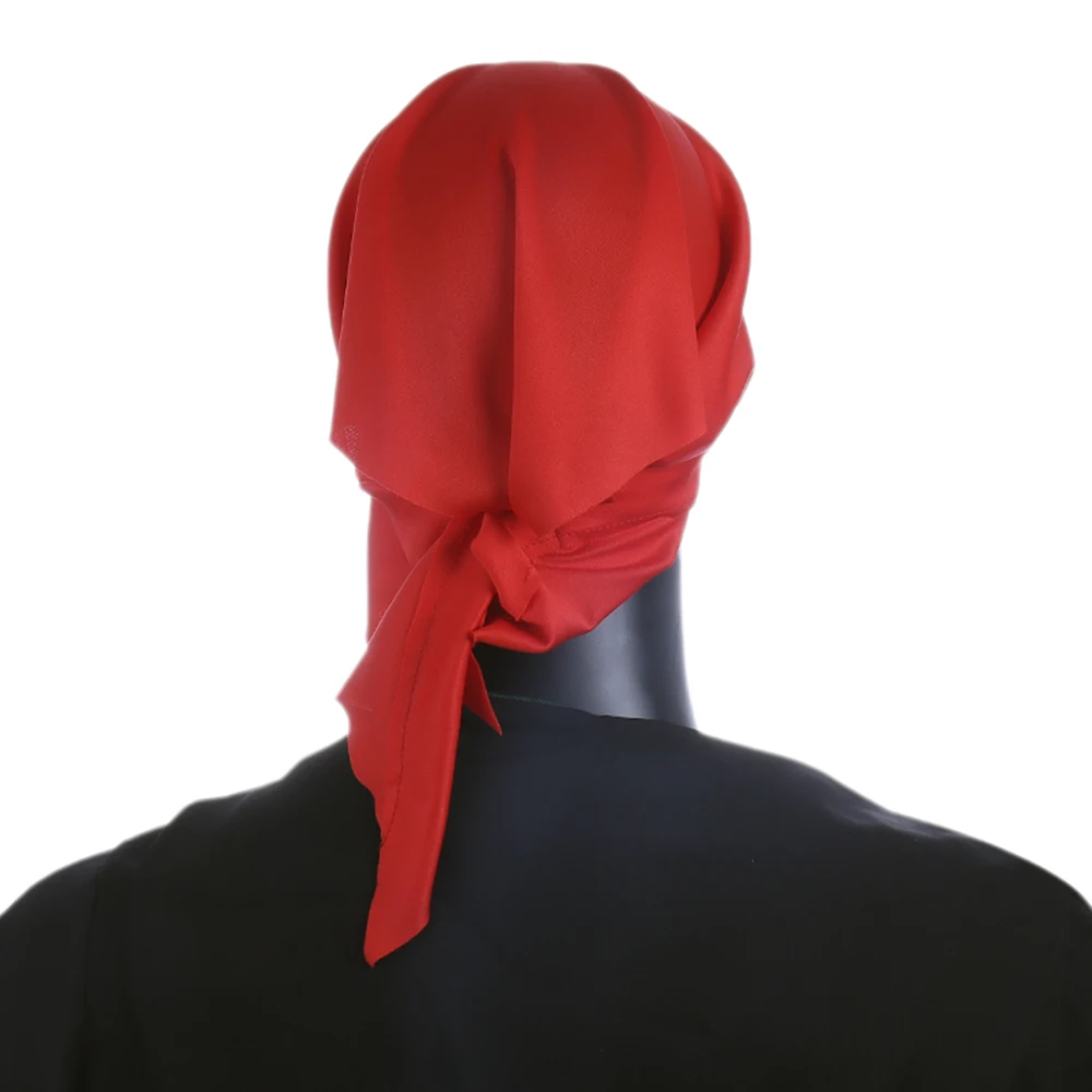Латексная Маска для пожилых людей сморщенная с красным шарфом головы вечеринки