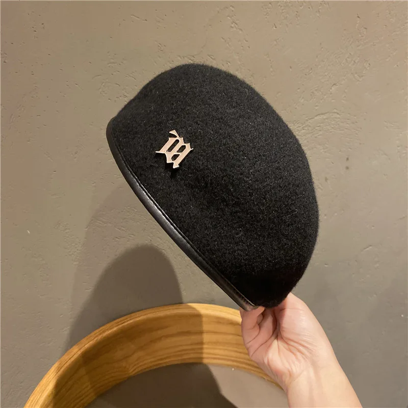 Винтажная Женская кепка из ПУ кожи в польском стиле |