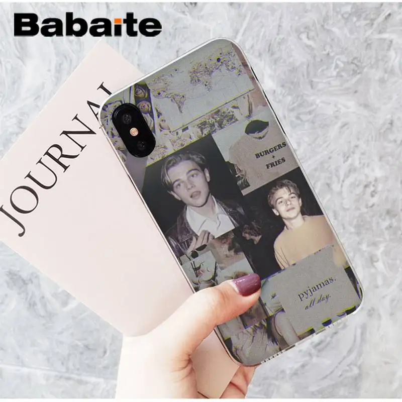 A6 Babaite dicaprio leo young leonardo Новинка чехол для телефона Fundas чехол для iPhone8 7 6 6S Plus X XSMAX 5 5S SE XR 11 11pro 11promax - Цвет: A6