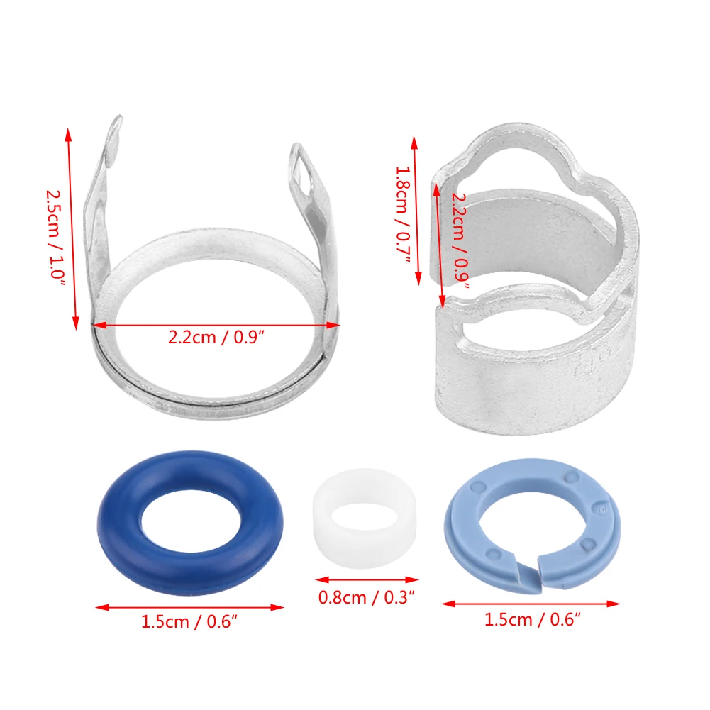 Уплотнение топливной форсунки автомобиля комплект прочных уплотнительных колец