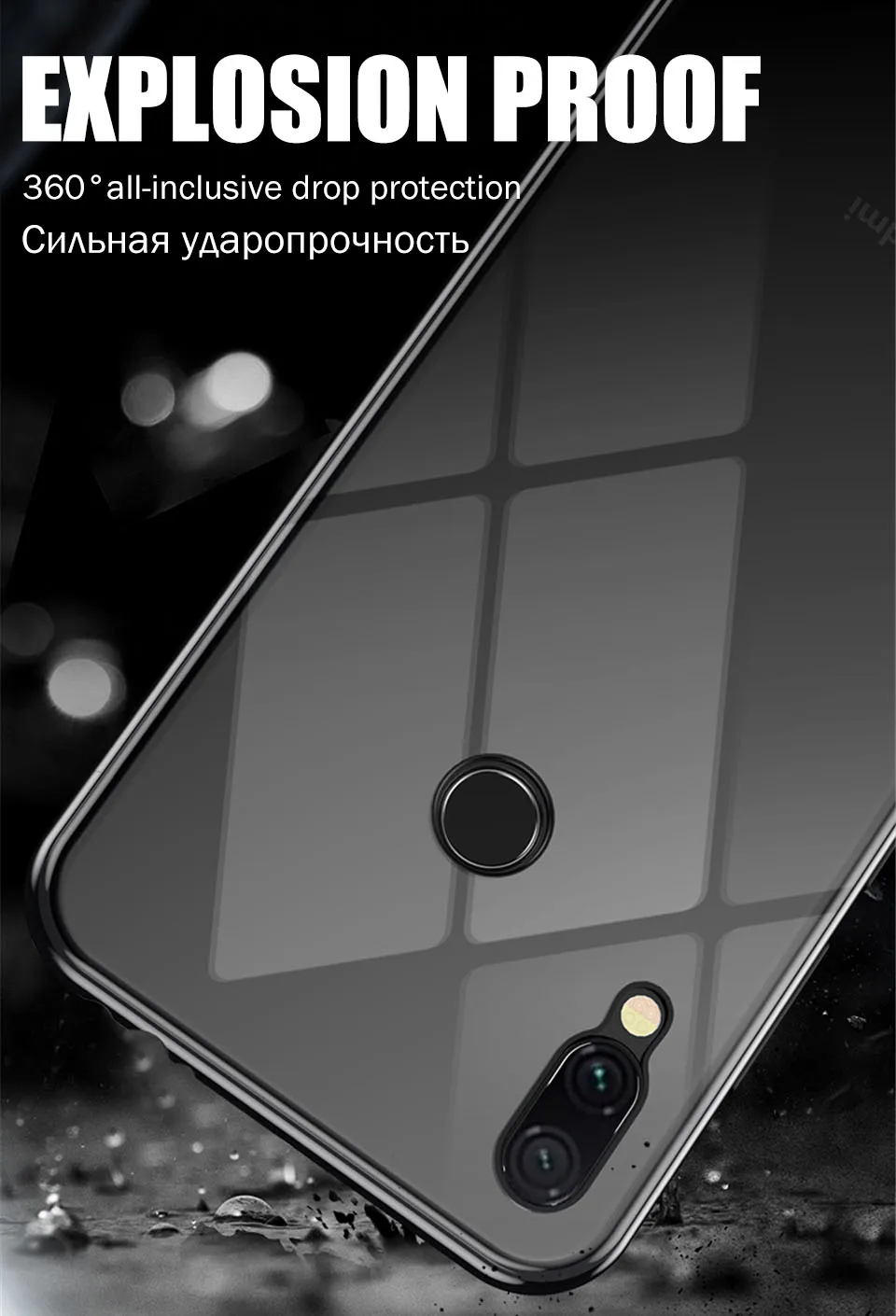 Металлический магнитный чехол для Xiao mi Red mi Note 7 6 5 K20 Pro противоударный чехол для Xiaomi mi 9T 9 SE CC9 CC9e A3 Lite стеклянная задняя крышка
