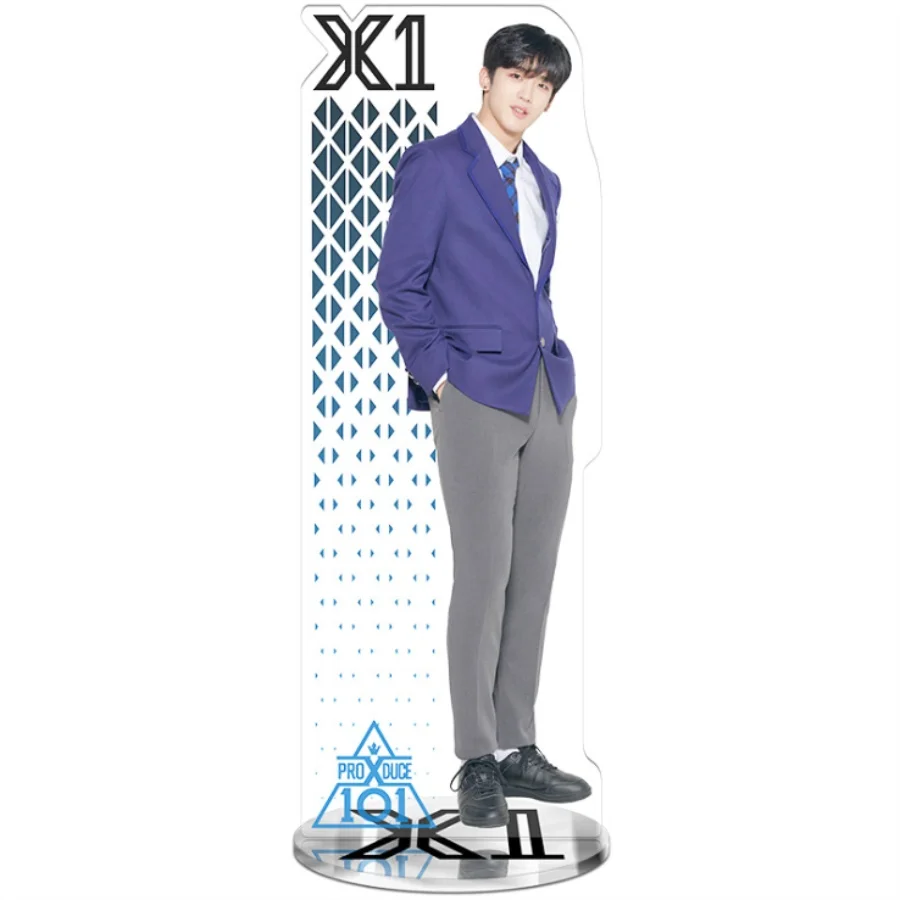 Kpop X ONE Standing Action Table Decor Song Hyeong Jun Son Dong Pyo Acrylic Standee Action Figure Doll 22cm Produce x 101