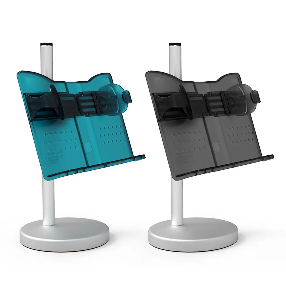 

Подставка для музыкального планшета, компьютера, чтения, складной держатель для документов с регулируемым углом высоты для жестких крышек