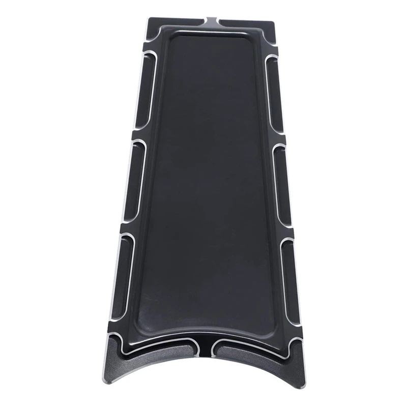 

Motorcycle Edge Cut CNC Billet Dash Insert Tank Cover for FLHS Road Glide Electra Glide 1989-2007 Black