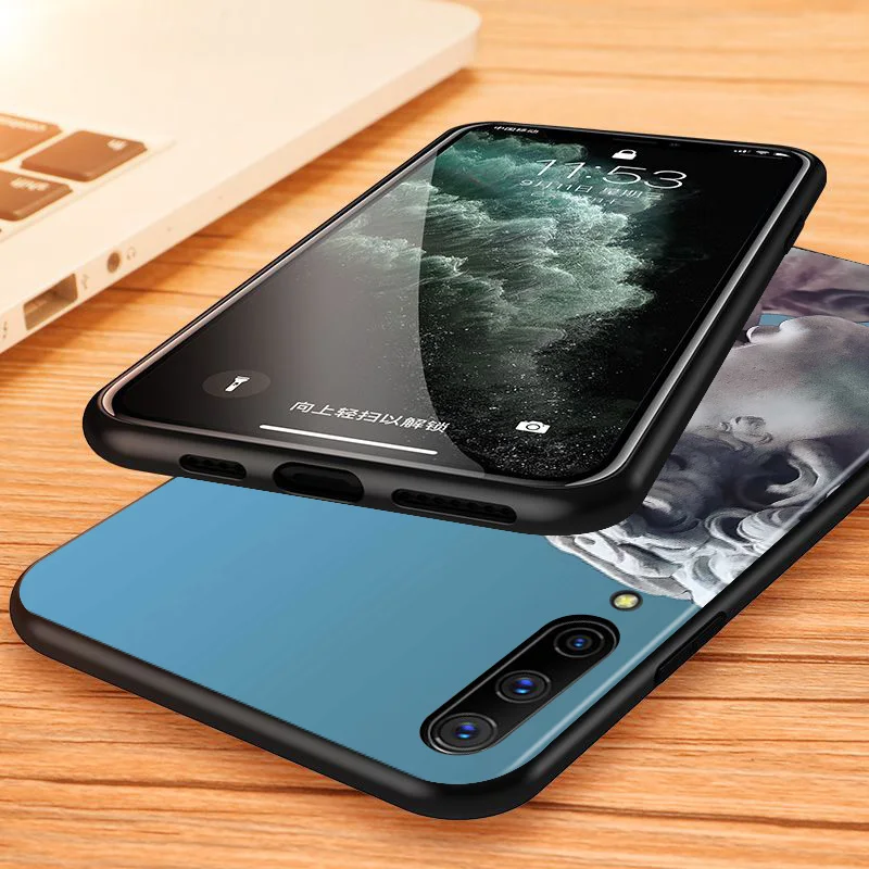 

Art David Statue Flower for Samsung Galaxy A42 A51 A90 5G UW A80 A70 A60 A50 A40 A20E A2 Core A10S M30 Phone Case