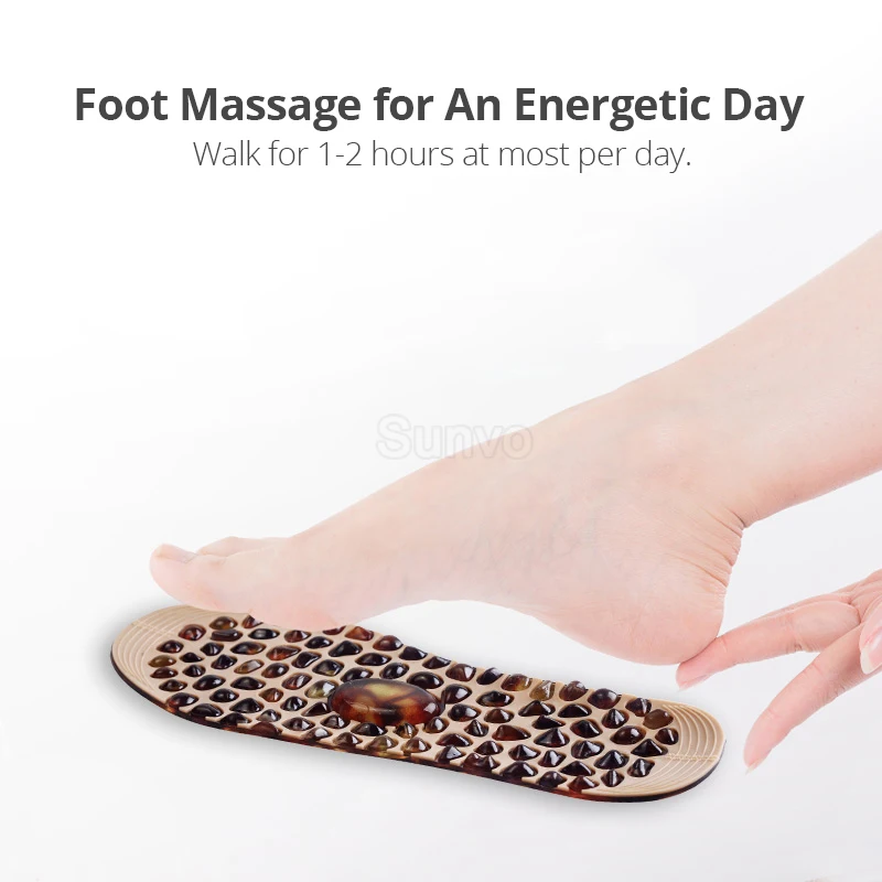 Массажная стелька для ног Cobblestone облегчающая усталость снимает давление