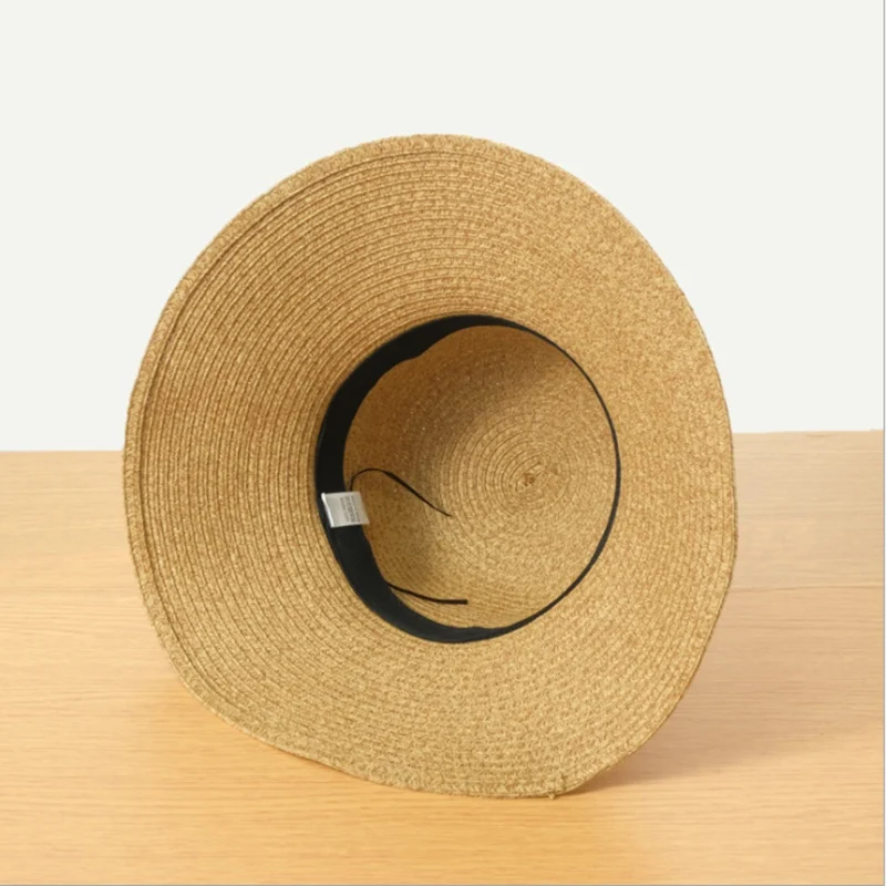 Женская соломенная шляпа с бантом летняя складная защитой от солнца | Аксессуары