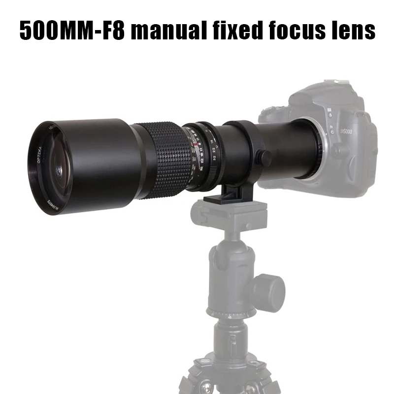 

500mm-F8 объектив с ручной фиксированной фокусировкой с многослойным покрытием с цельными стеклянными элементами объектив камеры GK99