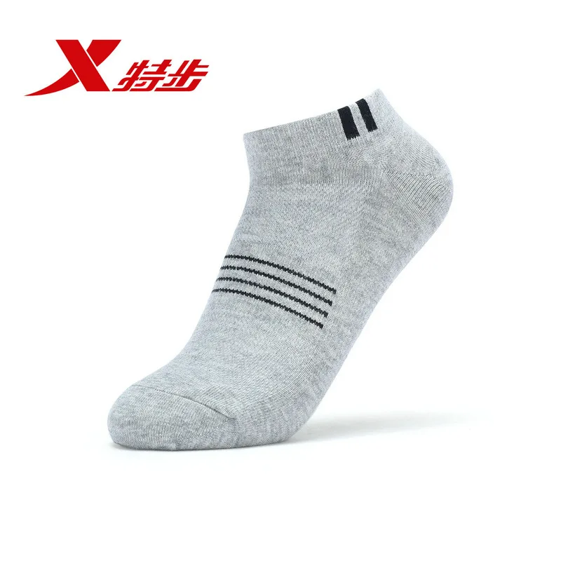 Xtep мужские короткие спортивные носки 3 пары/партия удобные дышащие для бега белые